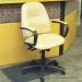 Simo Light Tan Leather Adjustable Office Task Chair with Arms